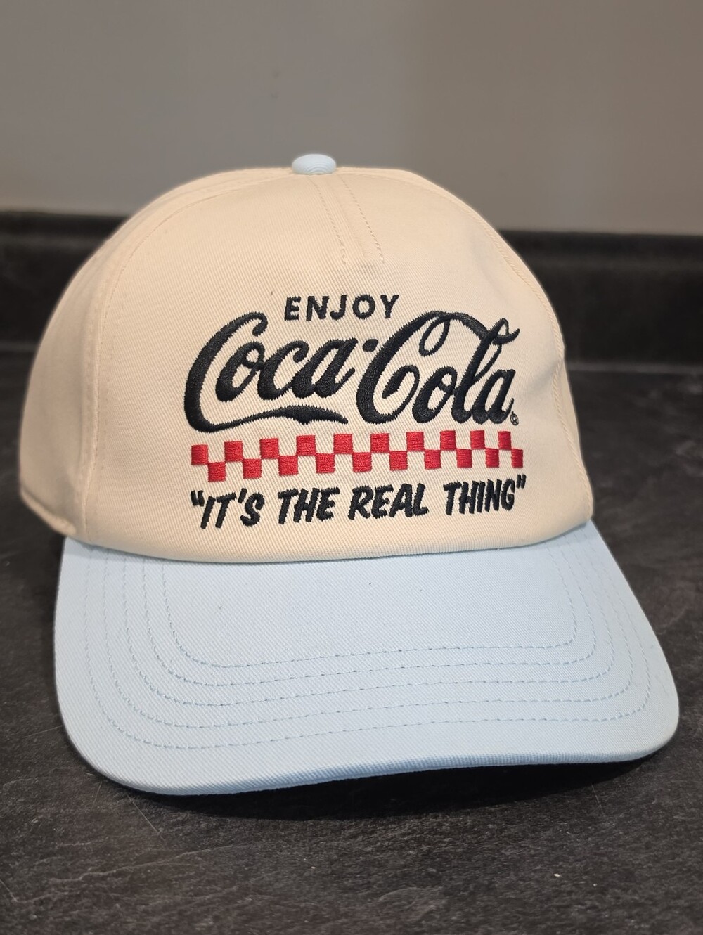 Coca Cola Embroodered Logo Baseball Hat By American Needle